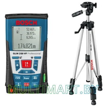 Лазерный дальномер Bosch GLM 250 VF + BS 150 Professional (061599402J)